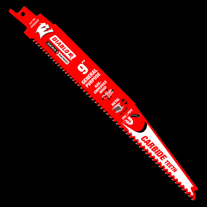 Lame DEMO DEMON, tout-usage (9"x6-9dpp)