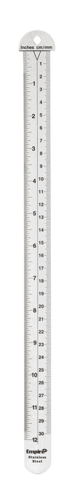 Règle à crochet de 12" en inox