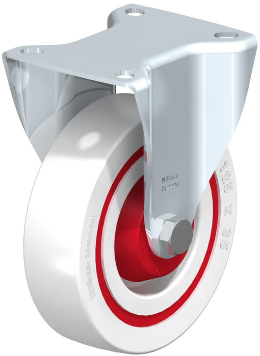 Roulette fixe 5" en nylon, capacité 484 lb