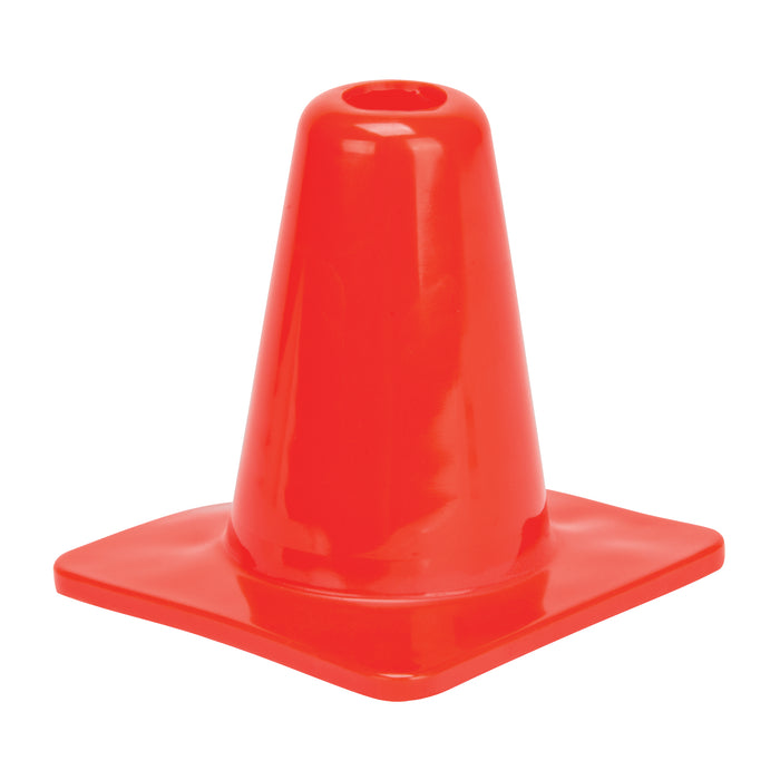 Petit cône de circulation orange 6"