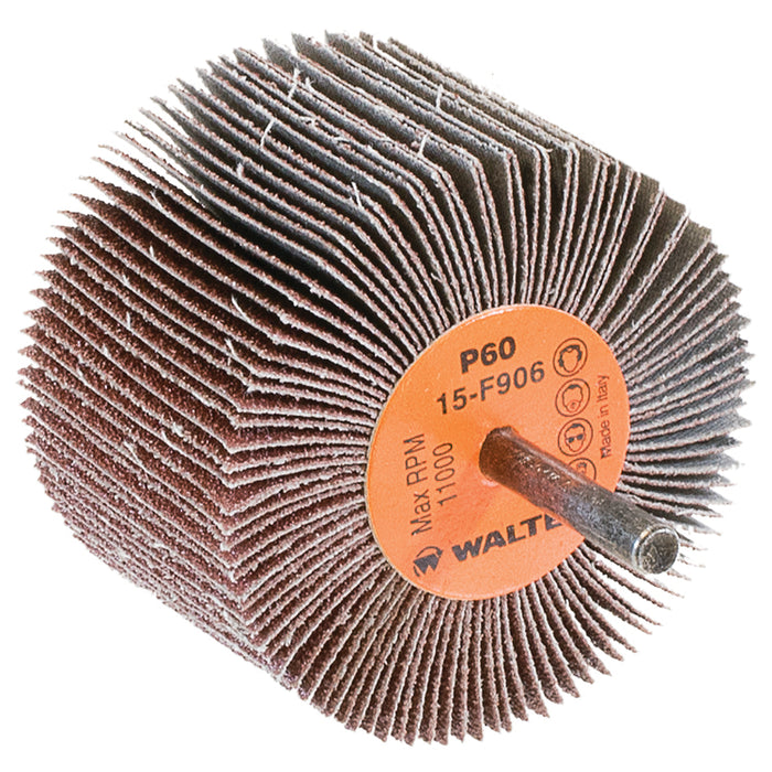 Roue à feuillets COOLCUT™, arbre 1/4" (3"x2"), à grain 60