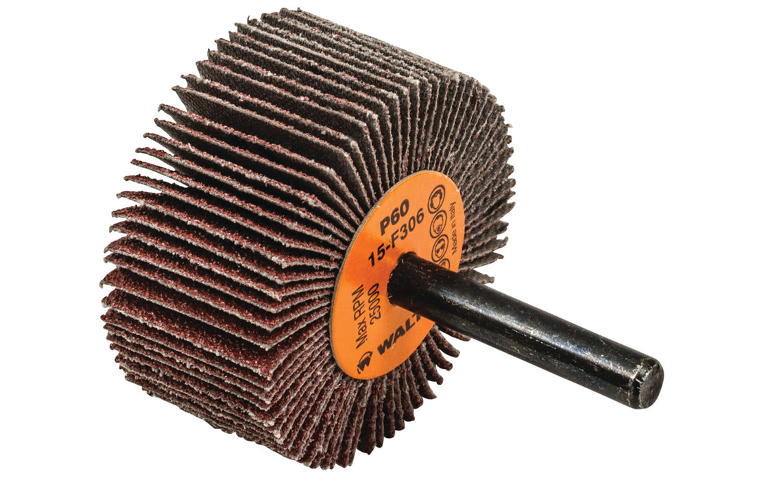 Roue à feuillets COOLCUT™, arbre 1/4" (2"x1"), à grain 60