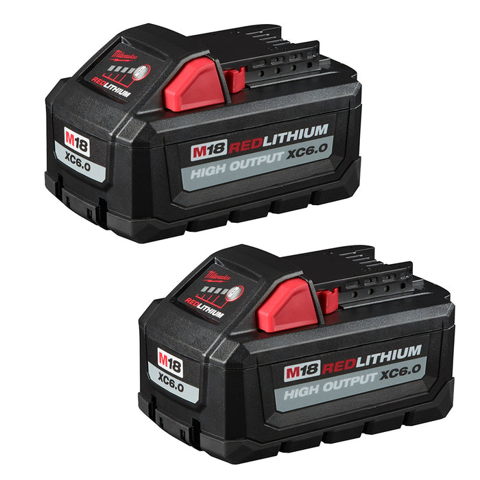 Pqt. 2 batteries M18 REDLITHIUM™ XC6.0
