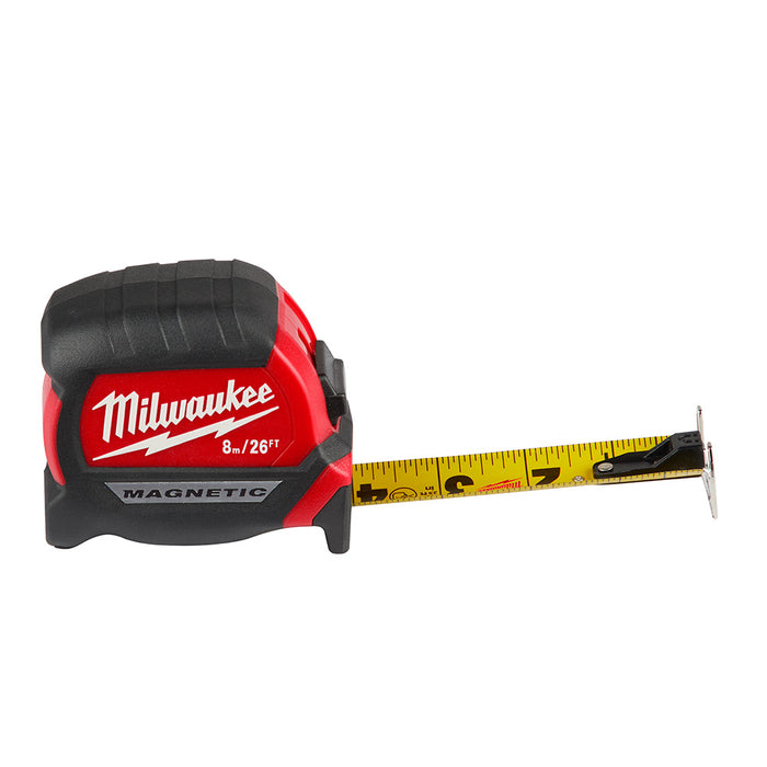 Ruban à mesurer compact à lame large aimanté 8m/26'