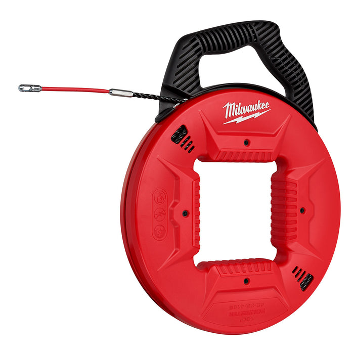 Ruban de tirage 100', en polyester avec embout en métal flexible
