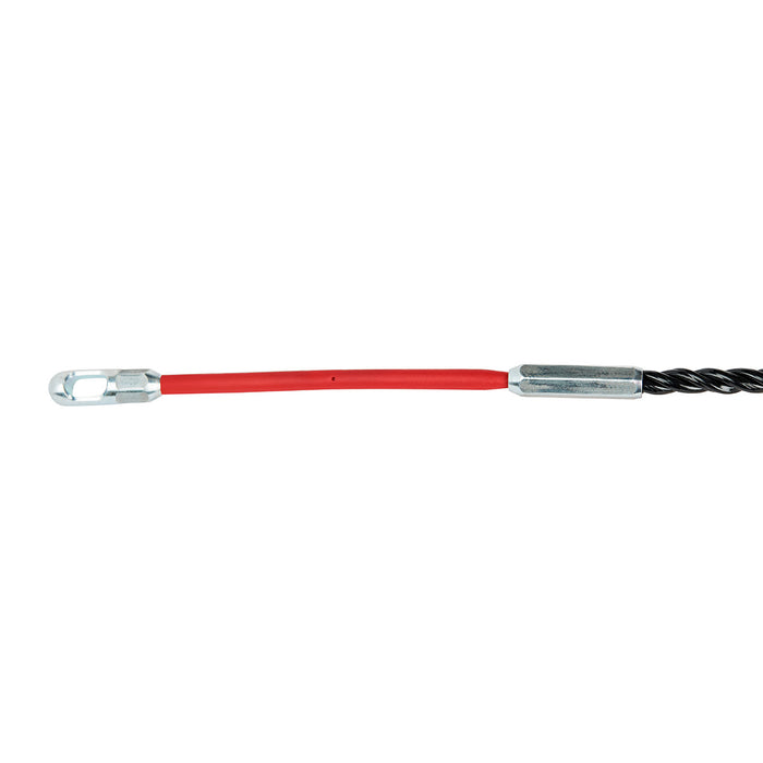 Ruban de tirage 100', en polyester avec embout en métal flexible