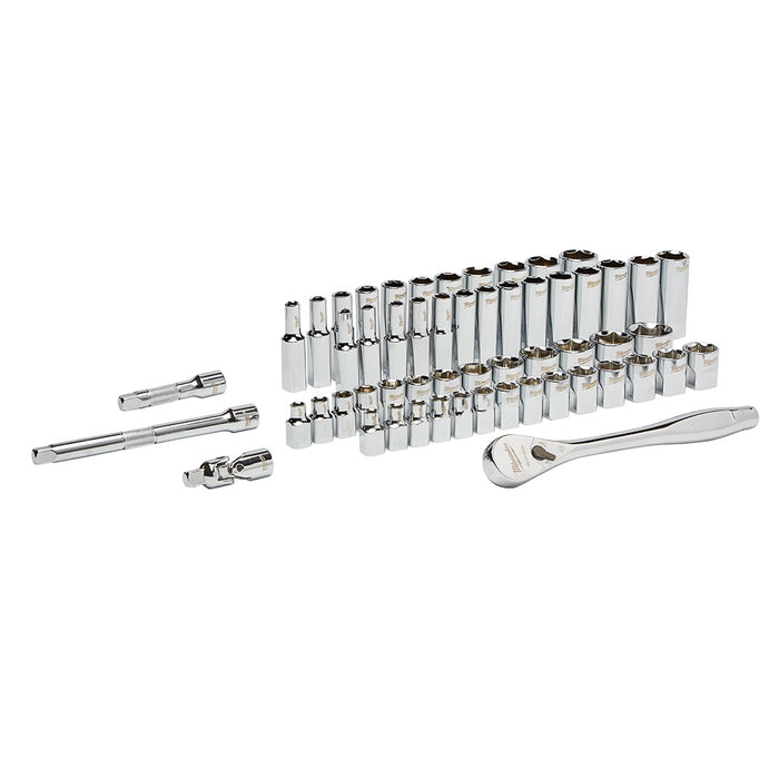 Ens. Rochet 3/8" avec 56 mcx (SAE/Métrique)