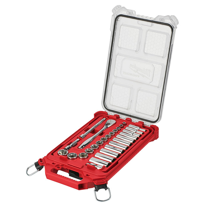Ens. Rochet 3/8" avec 28 mcx (SAE) PACKOUT™
