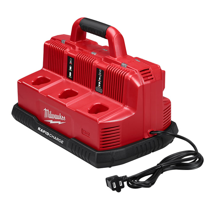 Chargeur rapide 6-batteries (3x M18™ / 3x M12™)