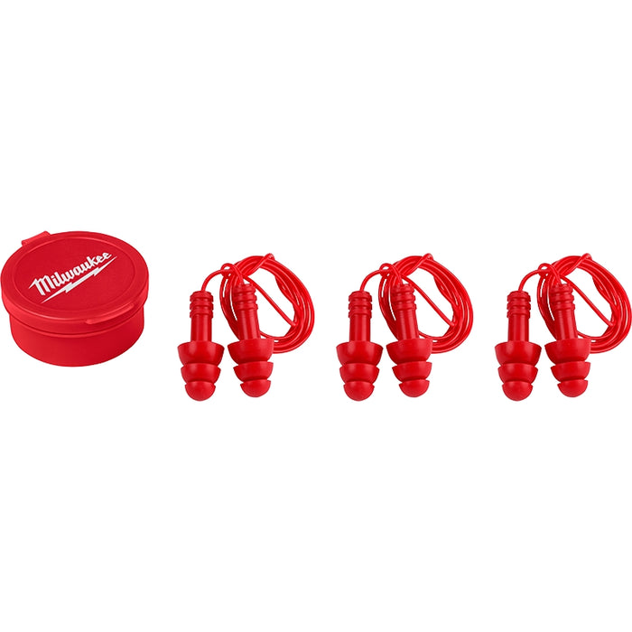 Paire de bouchons réutilisables avec cordon (3/pqt.)