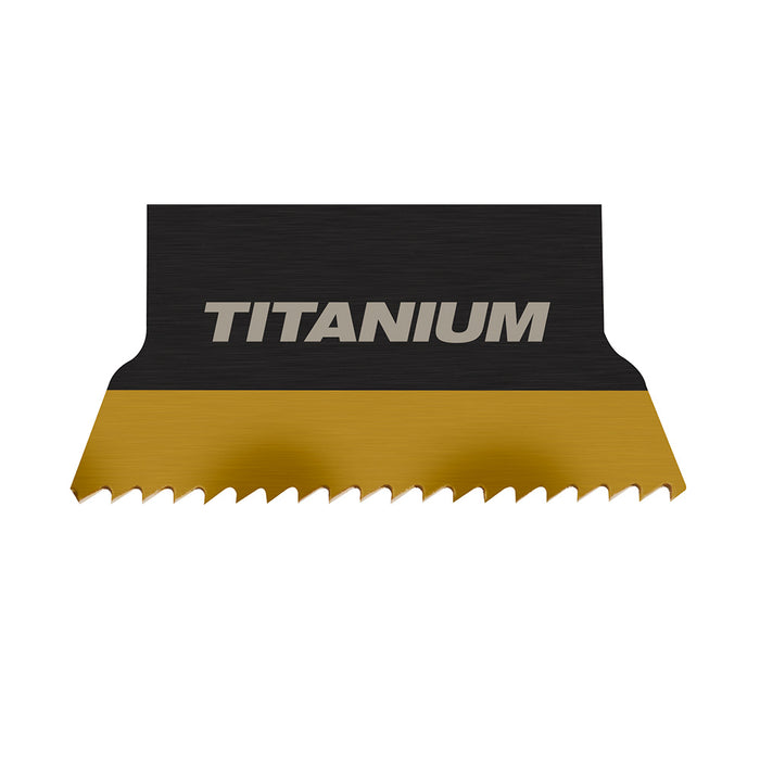 Lame à métal 1-1/8", bimétallique avec titane, universelle (3/pqt.)