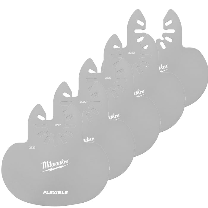 Grattoir flexible à scellant, format champignon, universelle (5/pqt.)