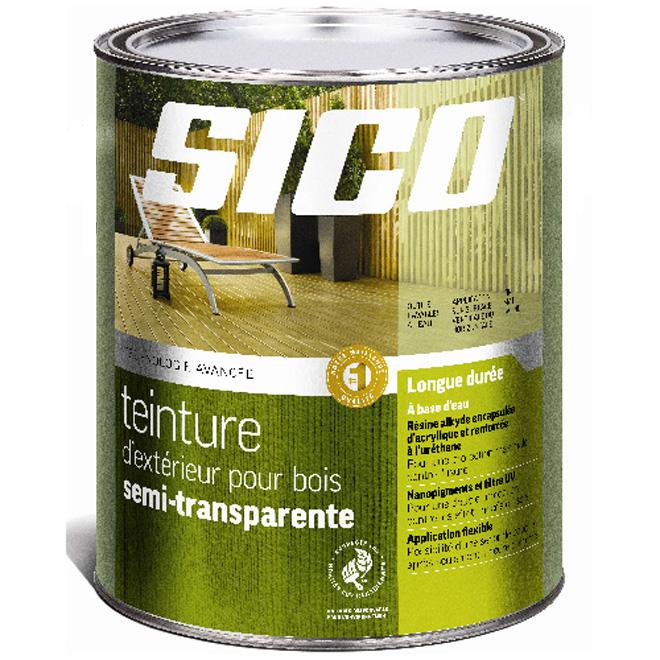 Teinture d'extérieur semi-transparente pour le bois - Naturel - 936 mL