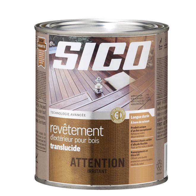 Revêtement d'extérieur translucide  pour bois formule avancée - Séquoia centenaire - 946 mL