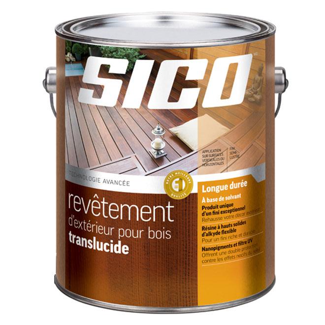 Revêtement d'extérieur translucide  pour bois formule avancée - Séquoia centenaire - 3.78 L