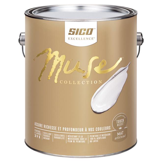 Peinture 2en1 Muse Mat atténué - Sico - 3,78L