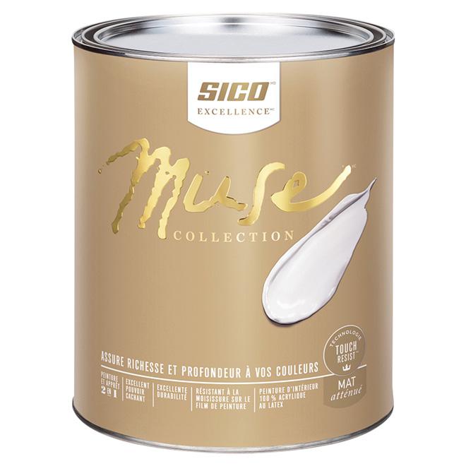 Peinture 2en1 Muse Mat atténué - Sico - 946ml