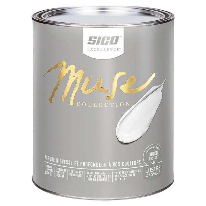 Peinture 2en1 Muse Lustre atténué - Sico - 946ml