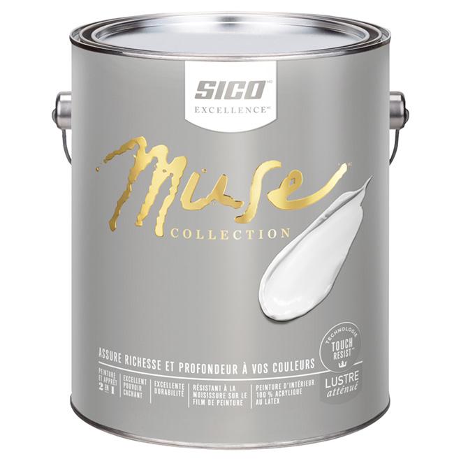 Peinture 2en1 Muse Lustre atténué - Sico - 3,78L