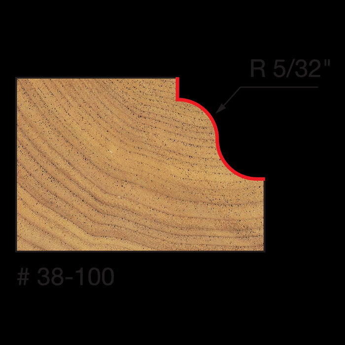 Mèche à doucine romaine 1-1/16" (x1/2") à tige 1/4"