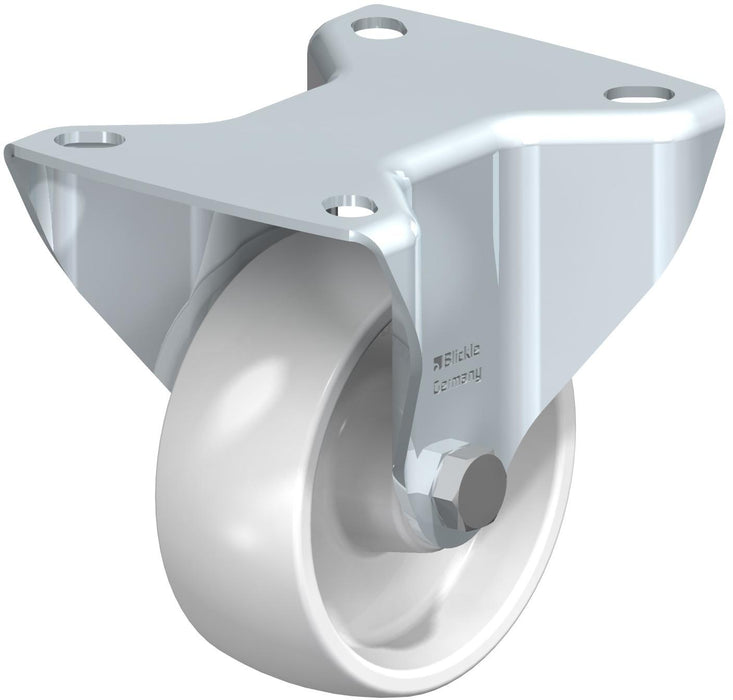 Roulette fixe 3" en nylon, capacité 440 lb