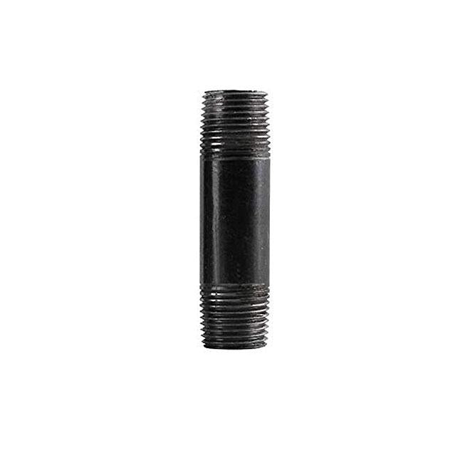 Raccord mamelon en acier noir 3/8 x 1-1/2 po – Aqua-Dynamic