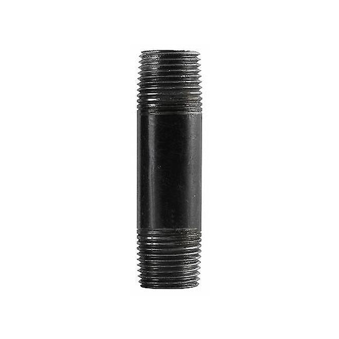 Raccord mamelon en acier noir 3/8 x 4 po – Aqua-Dynamic