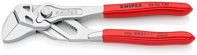 Pince multiprise et clé mini 6"