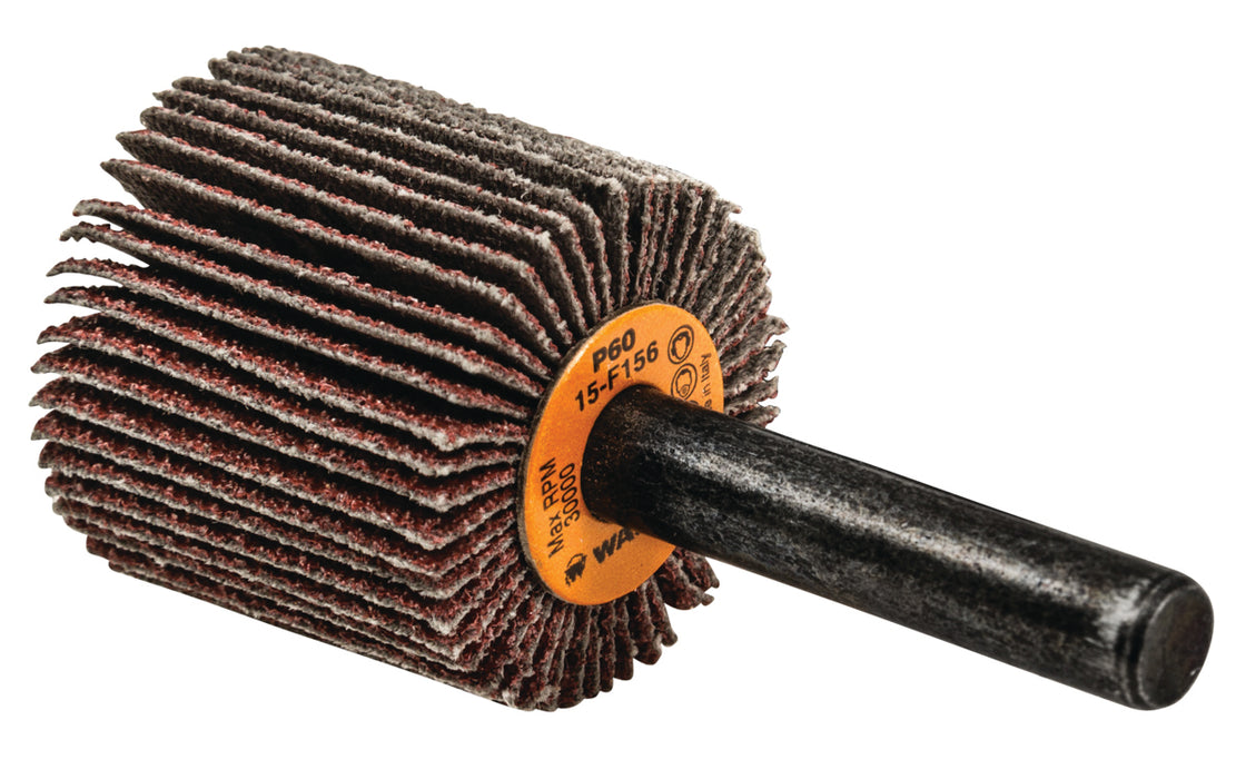 Roue à feuillets COOLCUT™, arbre 1/4" (1"x1"), à grain 60