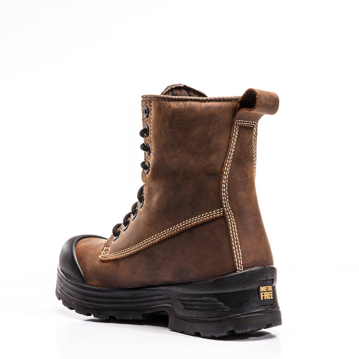 Botte de sécurité 8" Royer 4-Densités, sans métal - Brun
