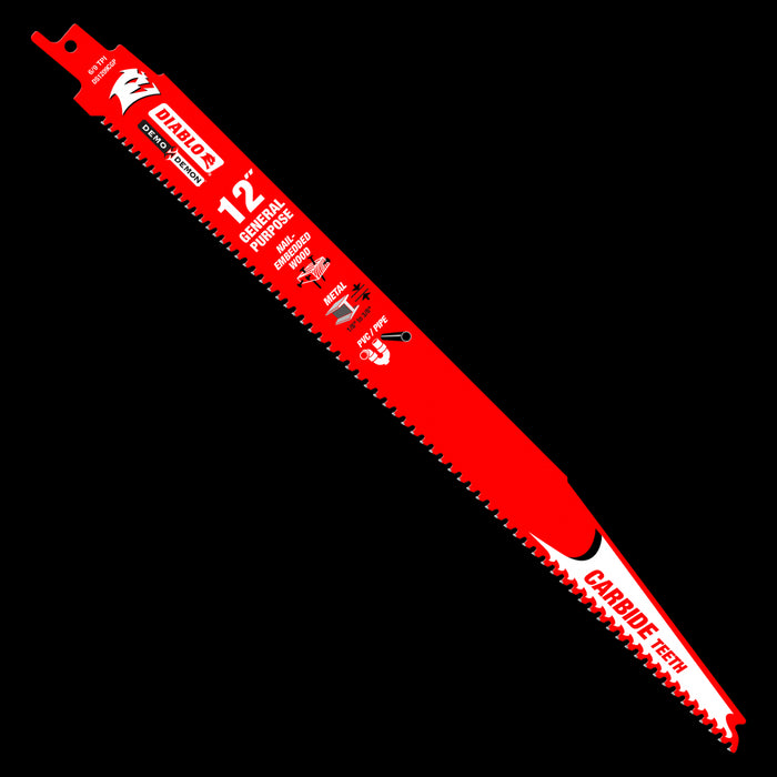 Lame DEMO DEMON, tout-usage (12"x6-9dpp)