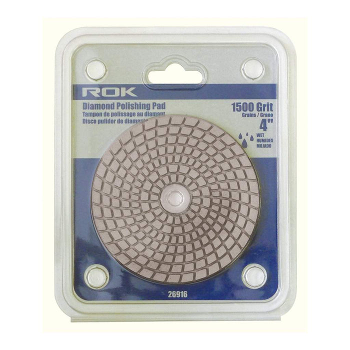 Tampon à polir diamanté 4" à grain 1500