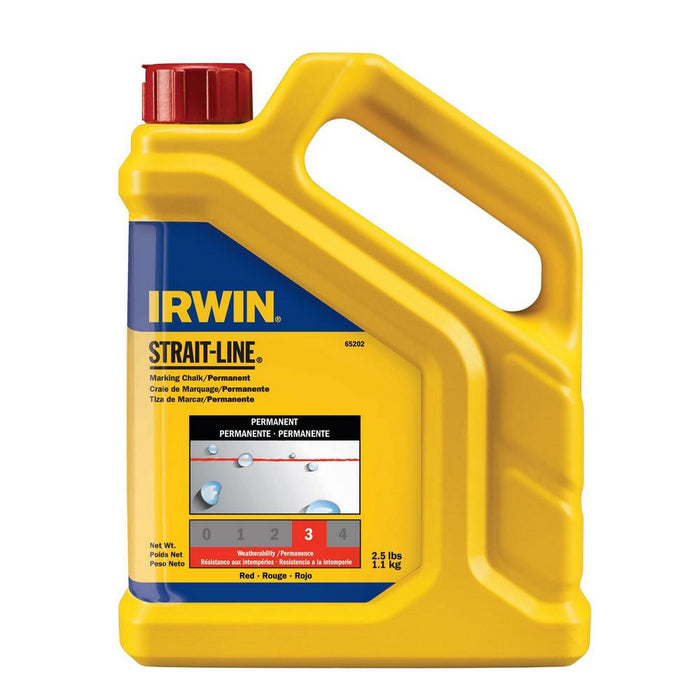 Craie permanente STRAIT-LINE® - Rouge (2.5 lb)