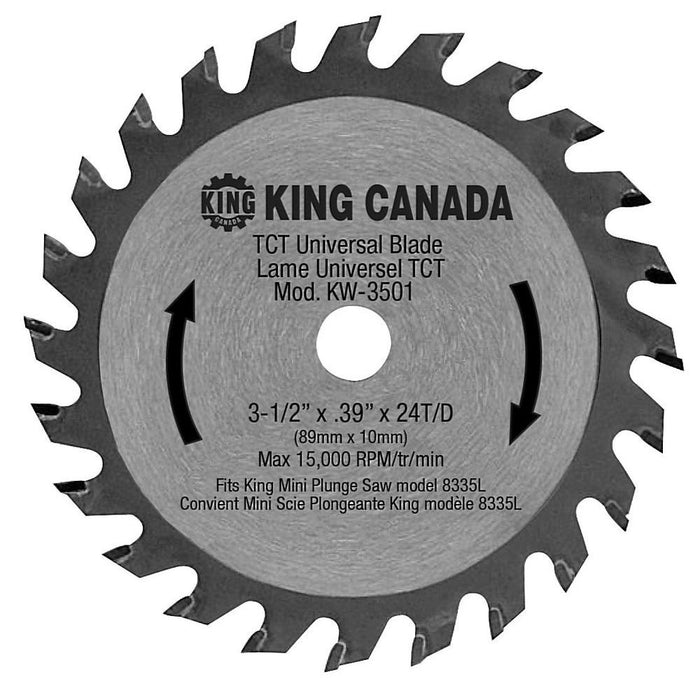Lame universelle TCT 3-1/2"
