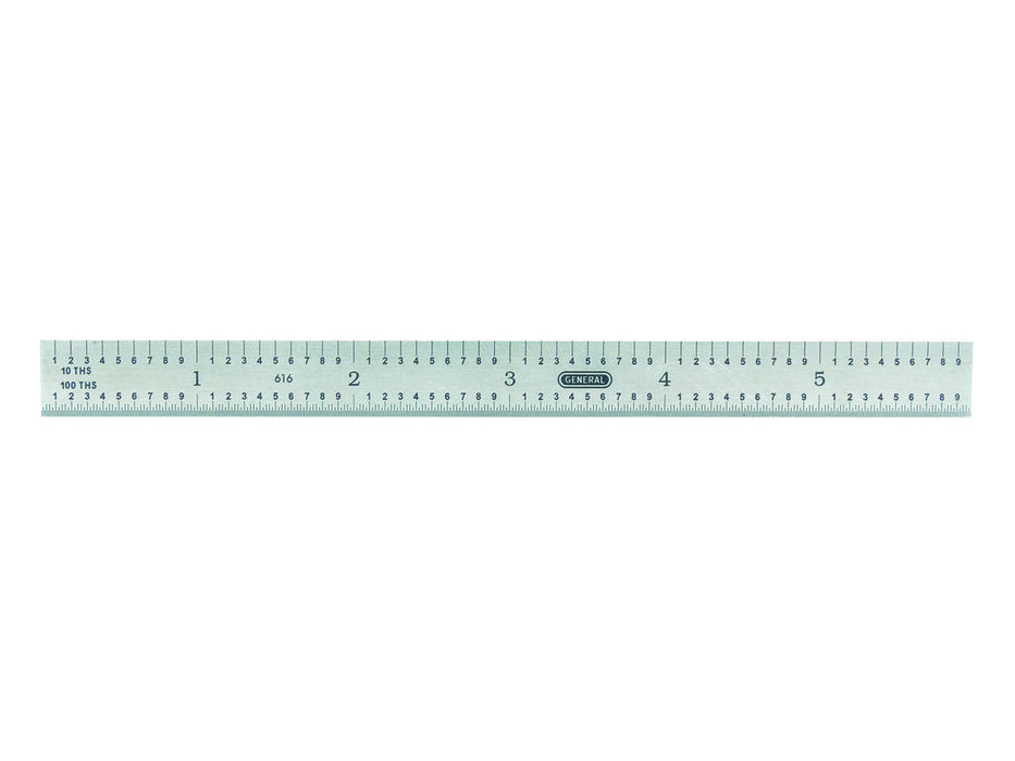 Règle de précision en acier flexible 6"