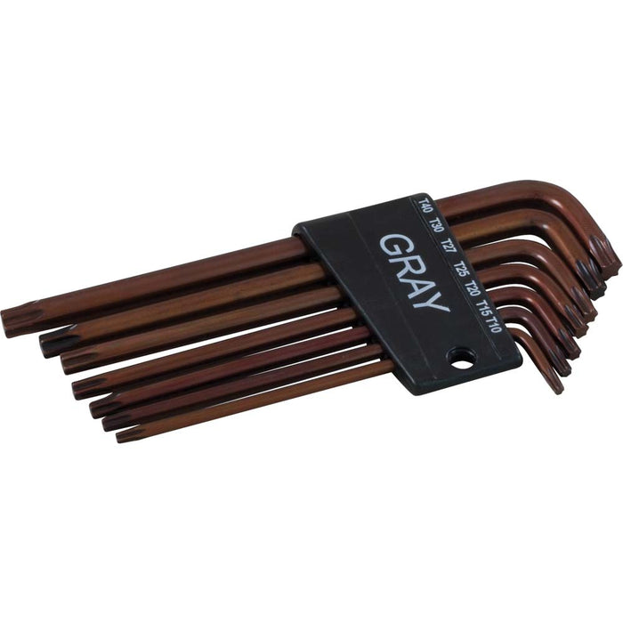 Jeu 7 clés Torx longues (T10-T40)