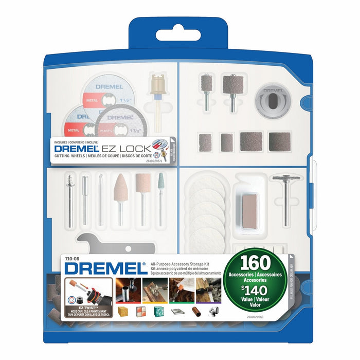 Ens. Accessoires pour outil rotatif Dremel® (160 mcx.)