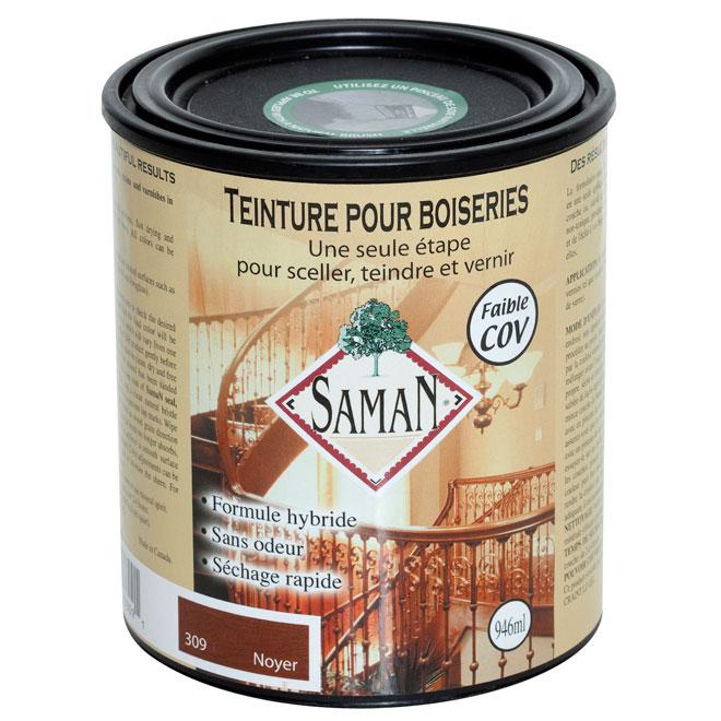 Teinture et vernis tout-en-un - Noyer - 946 mL