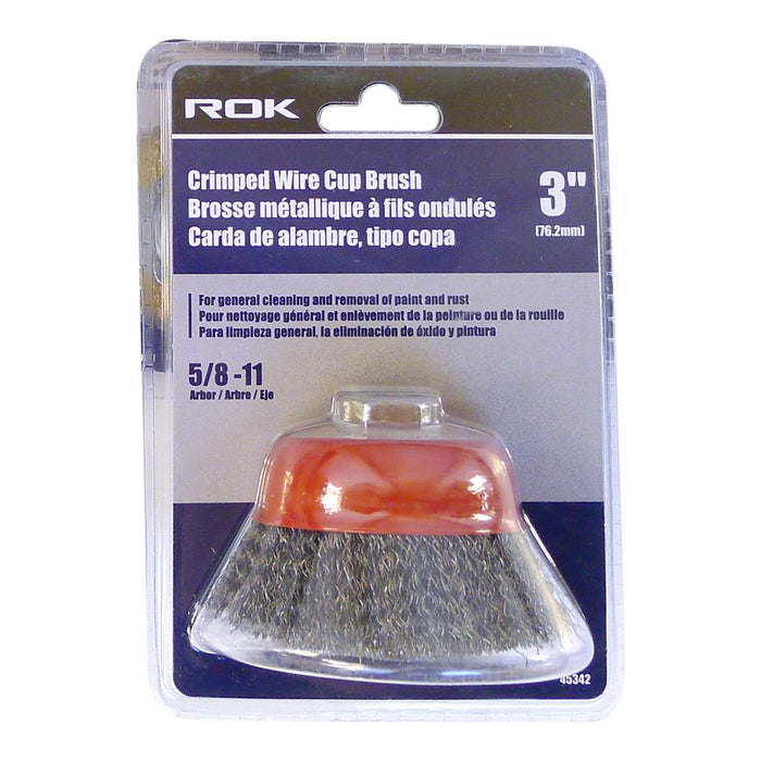 Brosse à fils crêpés 3"