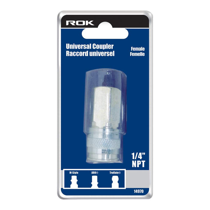 Raccord rapide (3-en-1) 1/4(F)NPT