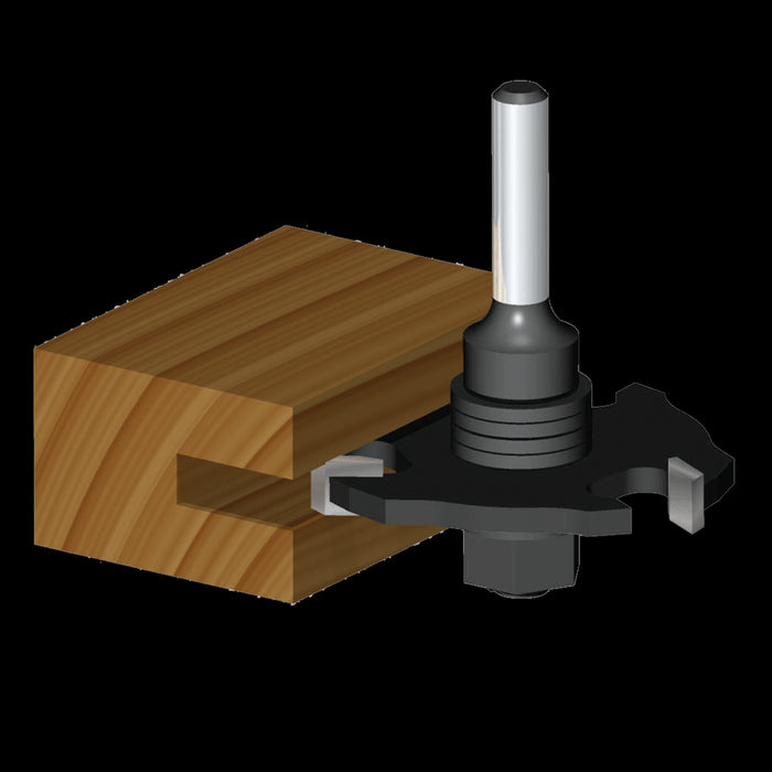 Arbre pour couteau à rainurer, à tige 1/2"
