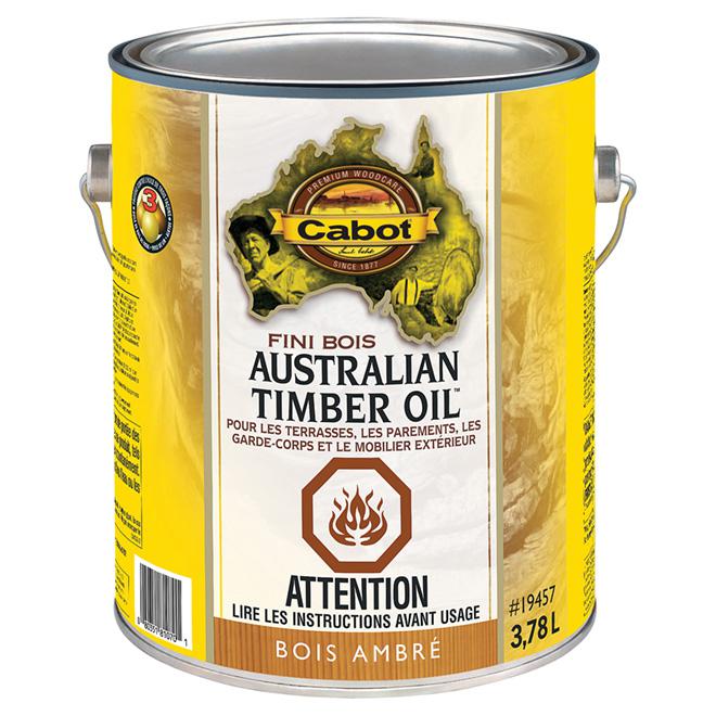 Huile australienne pour le bois -  Bois ambré - 3.43 L