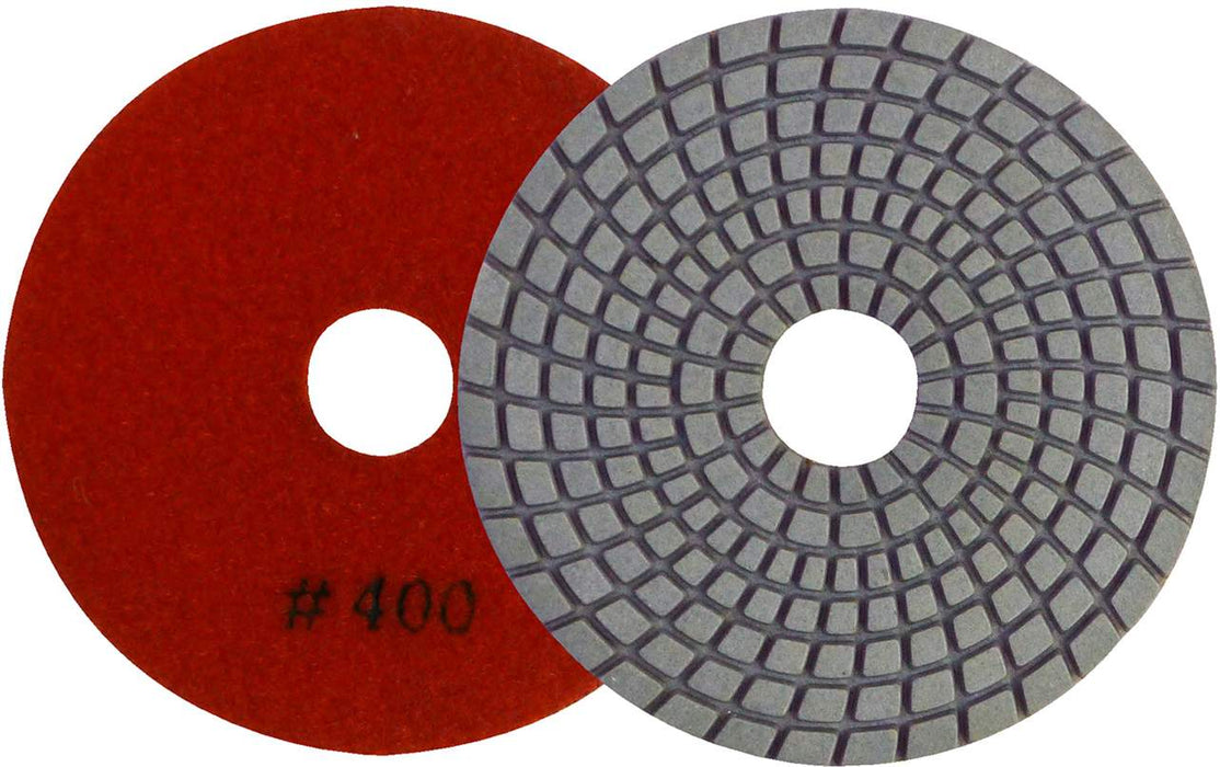 Tampon à polir diamanté 4" à grain 400
