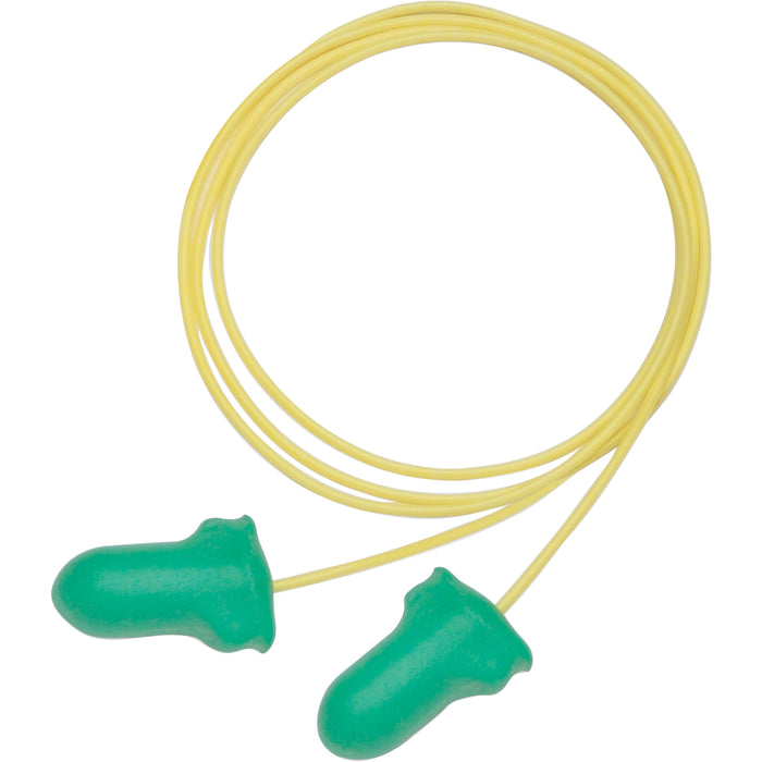 Bte. 100 paires Bouchons en mousse à basse pression Max Lite®, avec cordon