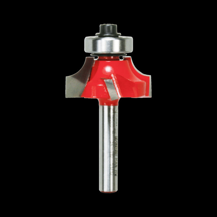 Mèche à arrondi convexe 1/4" (1-1/8"x1/2") à tige 1/4"