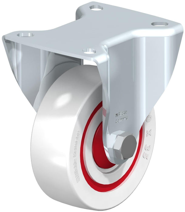 Roulette fixe 4" en nylon, capacité 440 lb