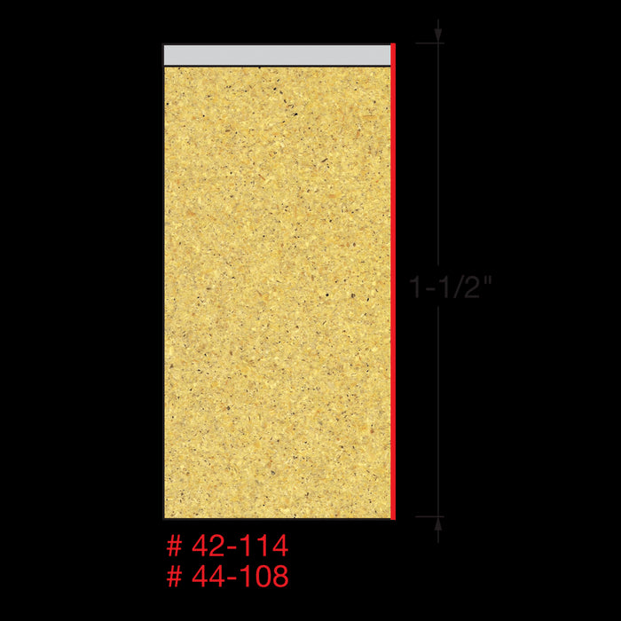 Mèche à ébarber (1/2"x1-1/2") à tige 1/2"