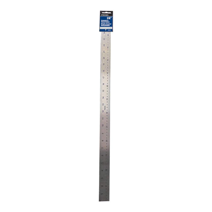 Règle en inox 24"