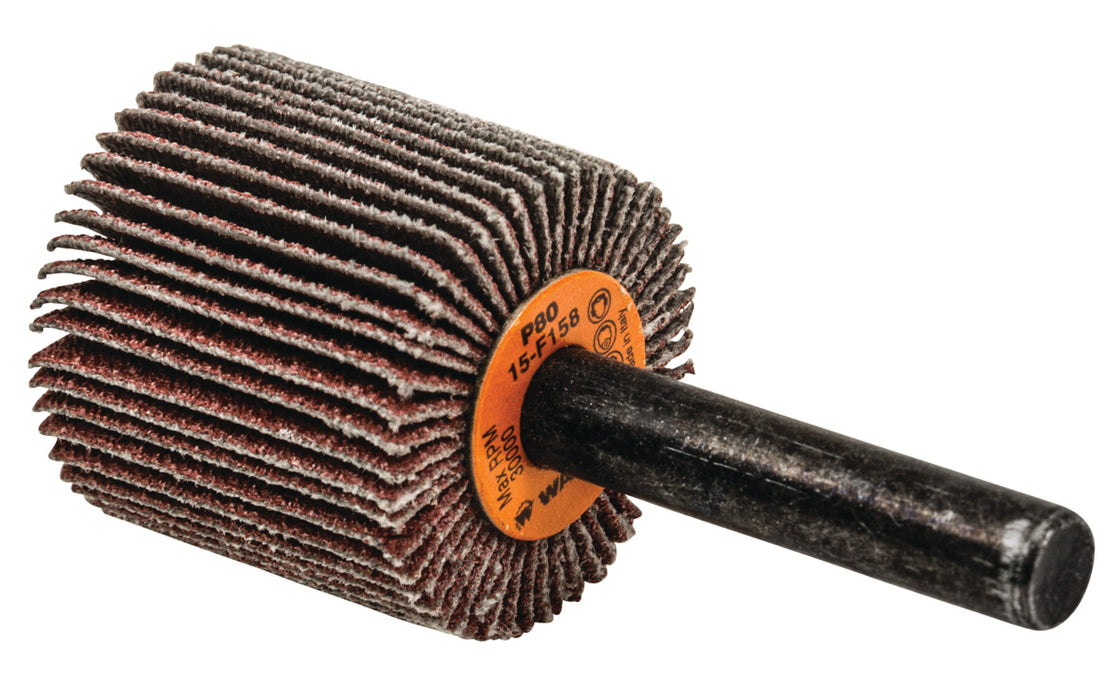 Roue à feuillets COOLCUT™, arbre 1/4" (1"x1"), à grain 80