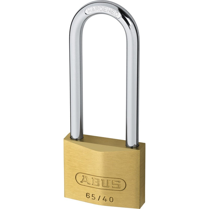 Cadenas à clé en laiton NANO PROTECT à arceau long 40mm